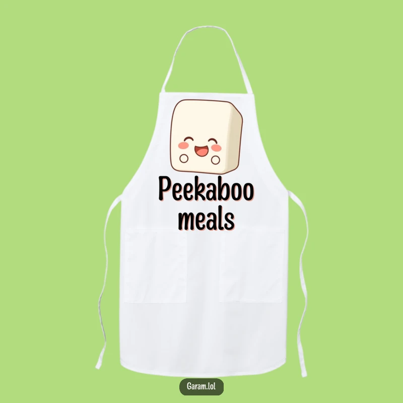 Funny Bento Box Apron: Cook with Laughs in This Peek-a-Boo Gear