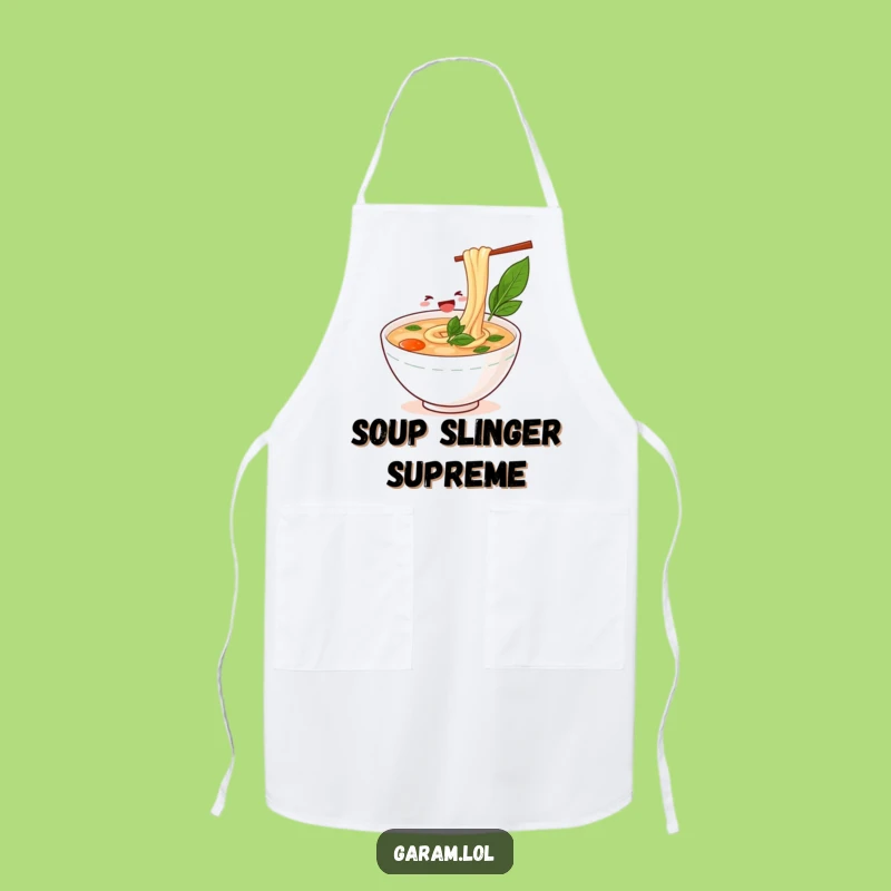 Funny Pho Noodle Slurping Apron: Cook with Culinary Joy