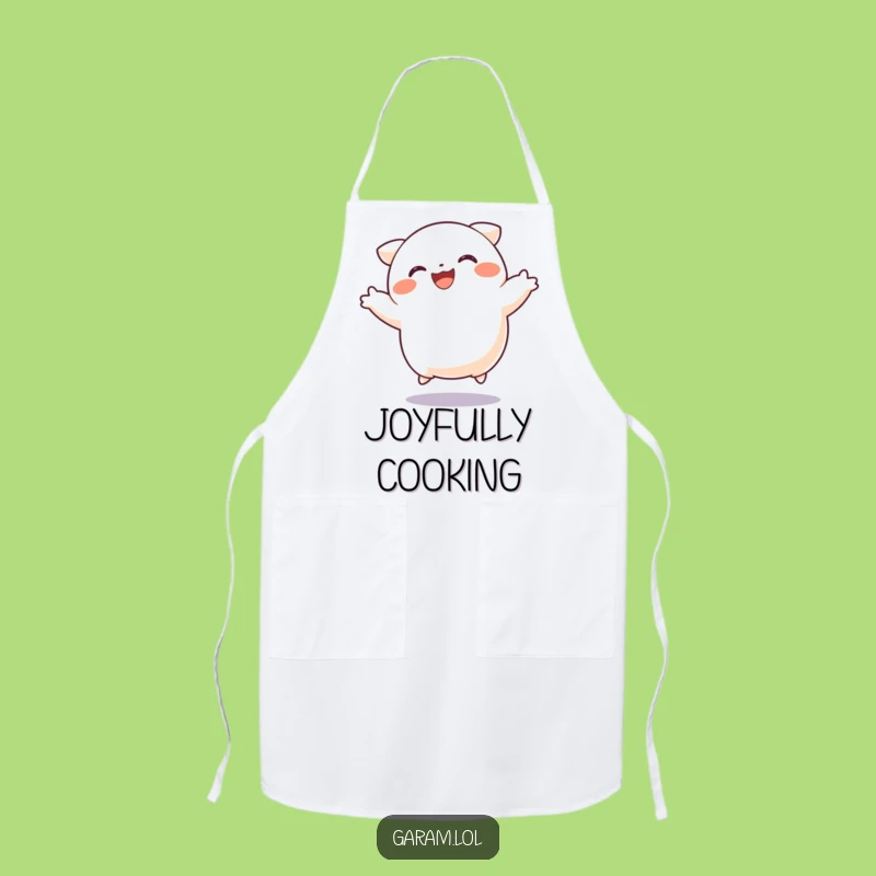 Funny Dumpling Apron: Cook with Joy in This Happy Jumping Foodie Gear