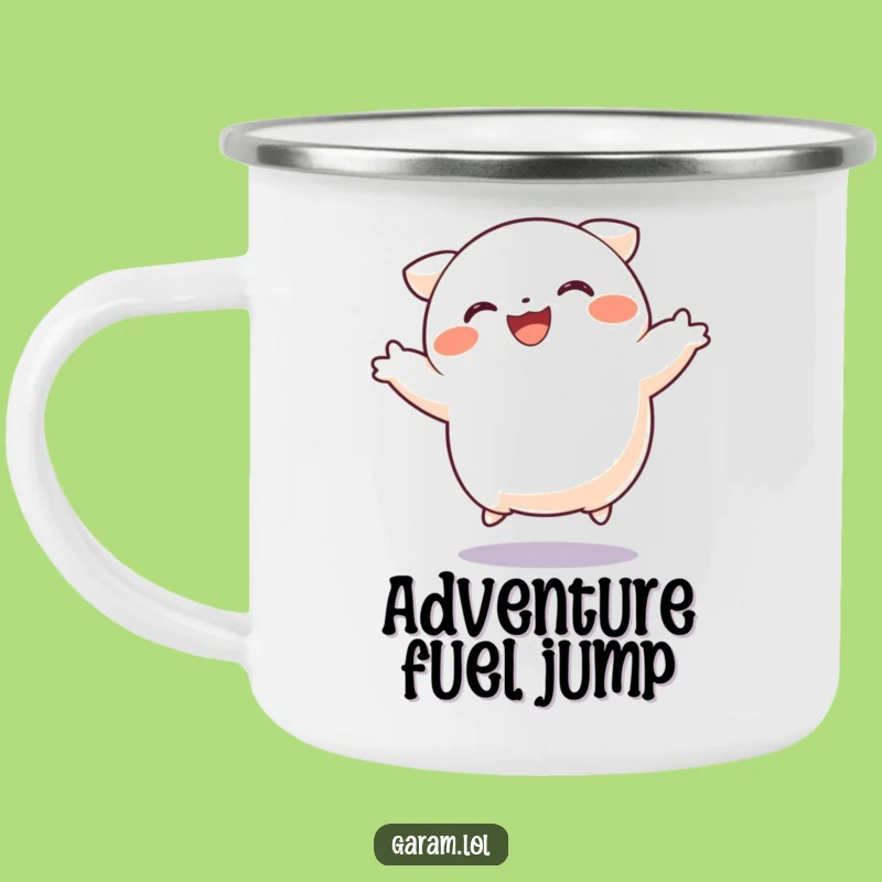 Funny Dumpling Camping Mug: Enjoy Adventures with This Joyful Jumper