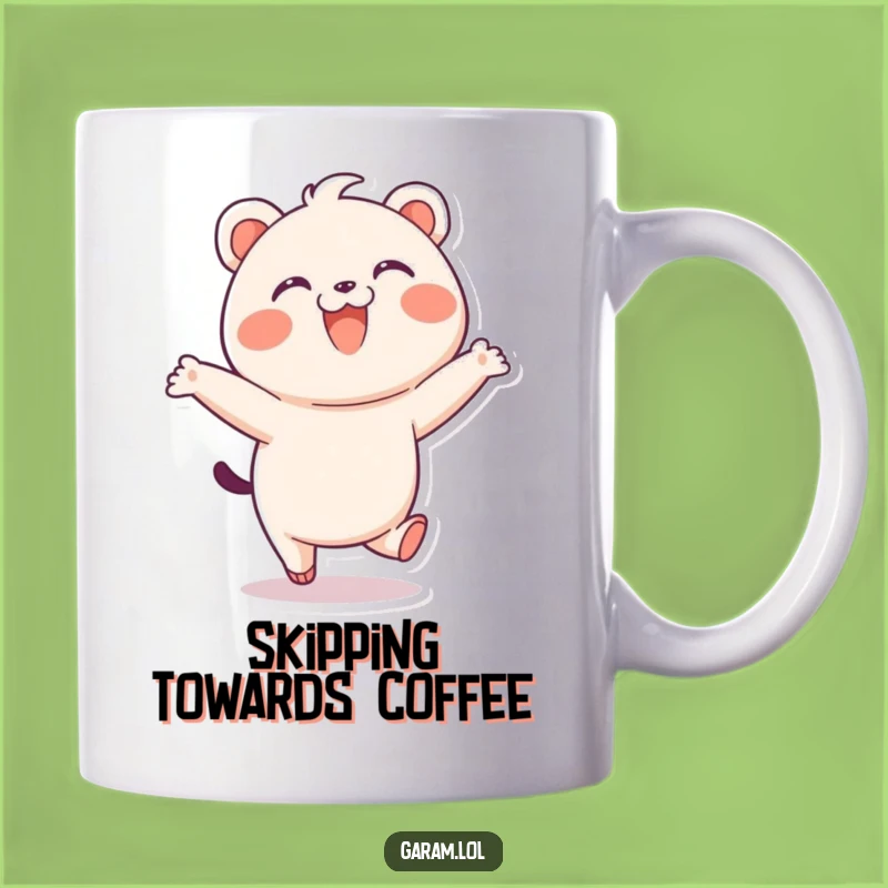 Funny Bao Mug: Playful Skip, Perfect Delighted Foodie Gift