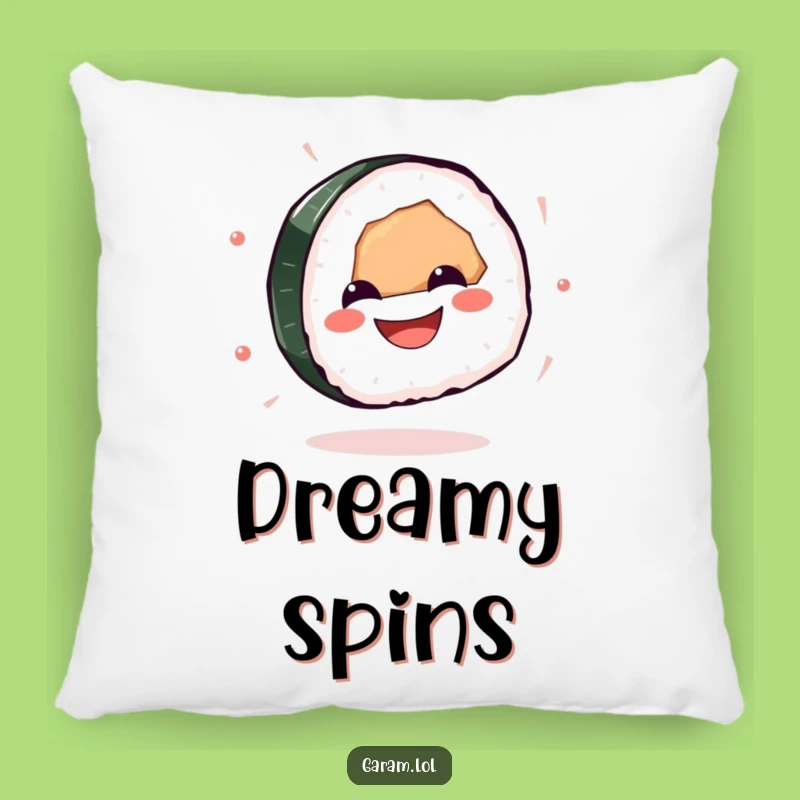 Funny Sushi Pillow: Cuddle Up with This Spinning Sushi Buddy
