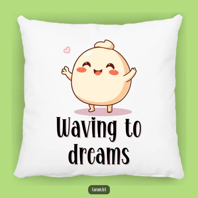 Funny Steamed Bun Pillow: Cuddle Up with This Adorable Waving Friend