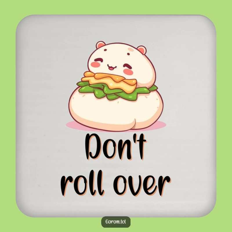 Funny Bao Bun Coaster: Protect Surfaces with this Hilarious Rolling Charm