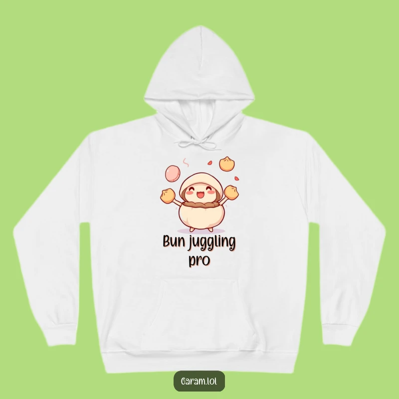 Cozy Funny Steamed Bun Juggling Hoodie: Warmth and Playful Charm