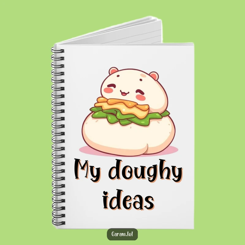 Funny Bao Bun Notebook: Jot Down Ideas with this Hilarious Rolling Companion