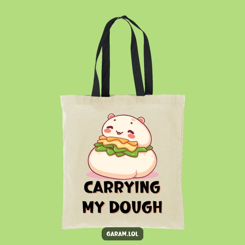 Funny Bao Bun Tote Bag: Carry Your Laughs with this Rolling Foodie Essential